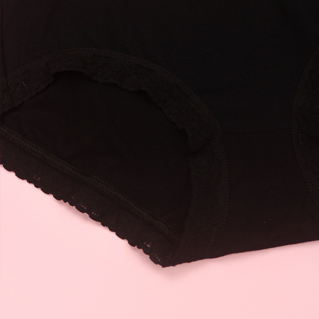 Quần Lót Nữ Viền Ren Luperi Cạp Vừa Thiết Kế Không Lằn Mông Quyến Rũ LUQL770