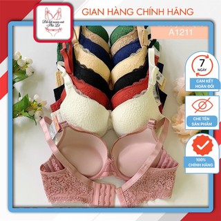 Áo ngực lovely ren mút dày cài 3 1211 - np122