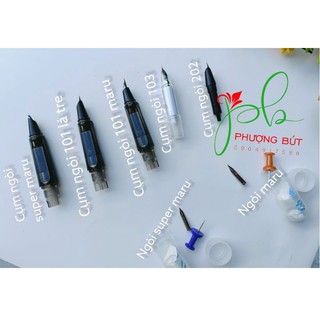 Cụm ngòi (bút cánh diều 101, 103, 105, 202, maru, super maru,..)