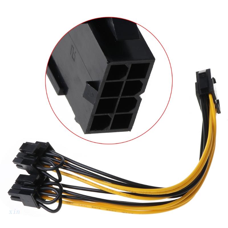 Dây Cáp Nối Dài Chuyển Đổi Nguồn Điện 8Pin Sang 8 Pin GPU 8 Pin CPU Sang 8Pin (6 + 2) PCI-E