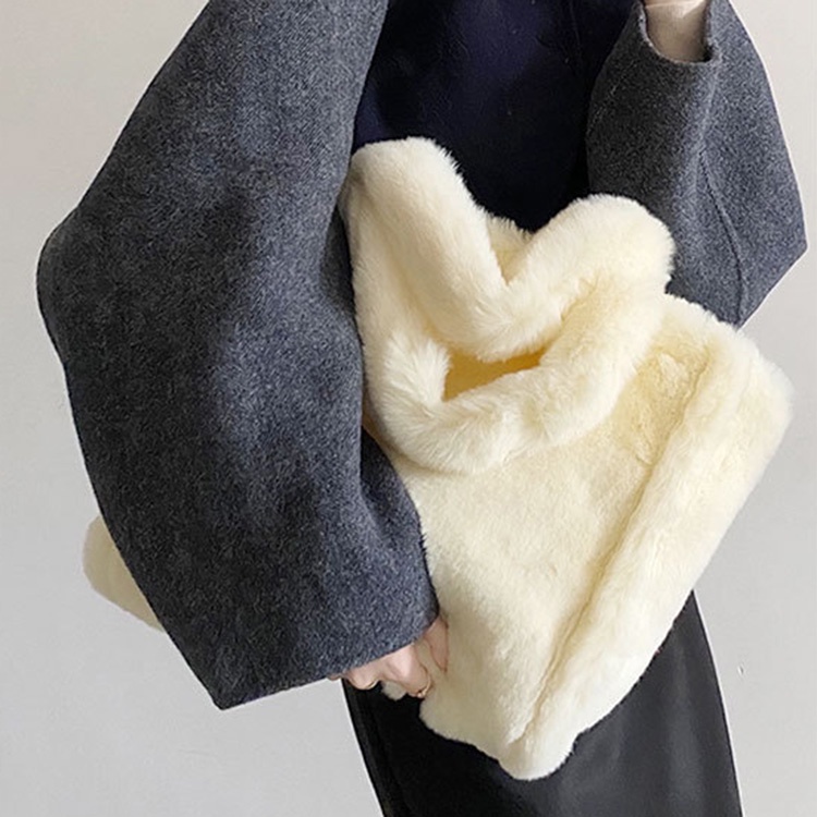 Túi xách IELGY bằng vải lông sức chứa lớn thoải mái sành điệu thời trang cho nữ