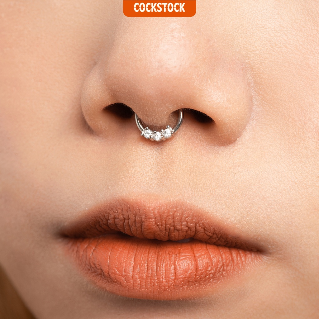 Khuyên vòng Three Rounds Beadring Earring CockStock