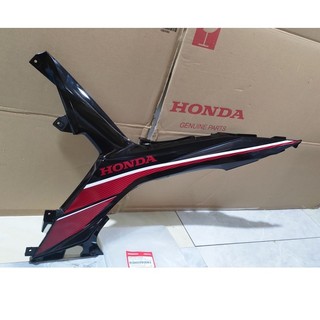 Bộ ốp ống yếm bên trái - ốp trung tâm honda wave rsx110 năm 2012 màu trắng đỏ. nhb35, r340