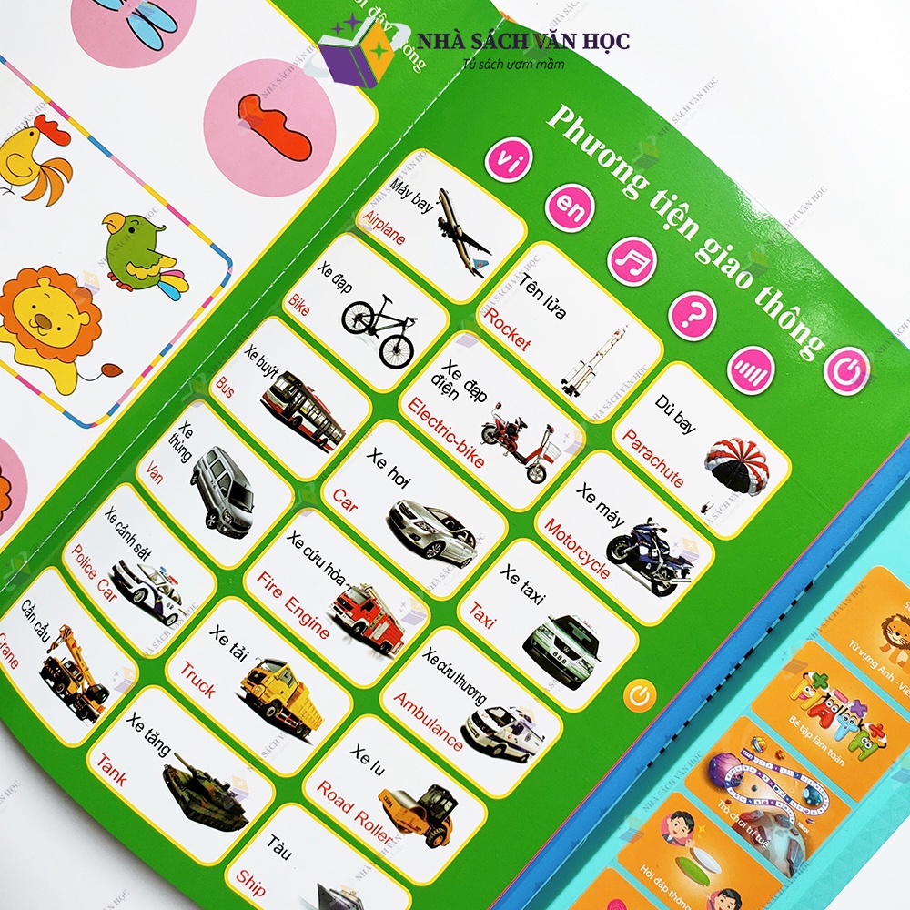 Sách Nói Điện Tử Song Ngữ Anh Việt Cho Bé