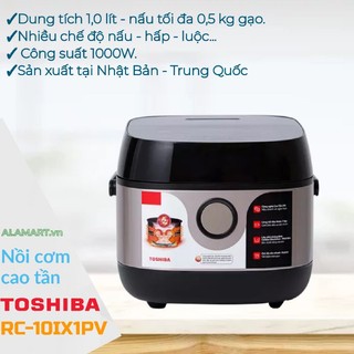 Nồi cơm cao tần toshiba 1 lít rc-10ix1pv