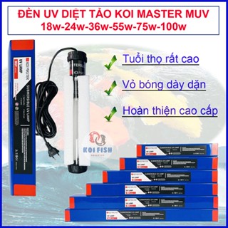  Đèn UV diệt tảo hồ cá Koi Koi Master MUV 18w-24w-36w-55w-75w-100w  bóng Philip cao cấp dày dặn tuổi thọ đèn cao  