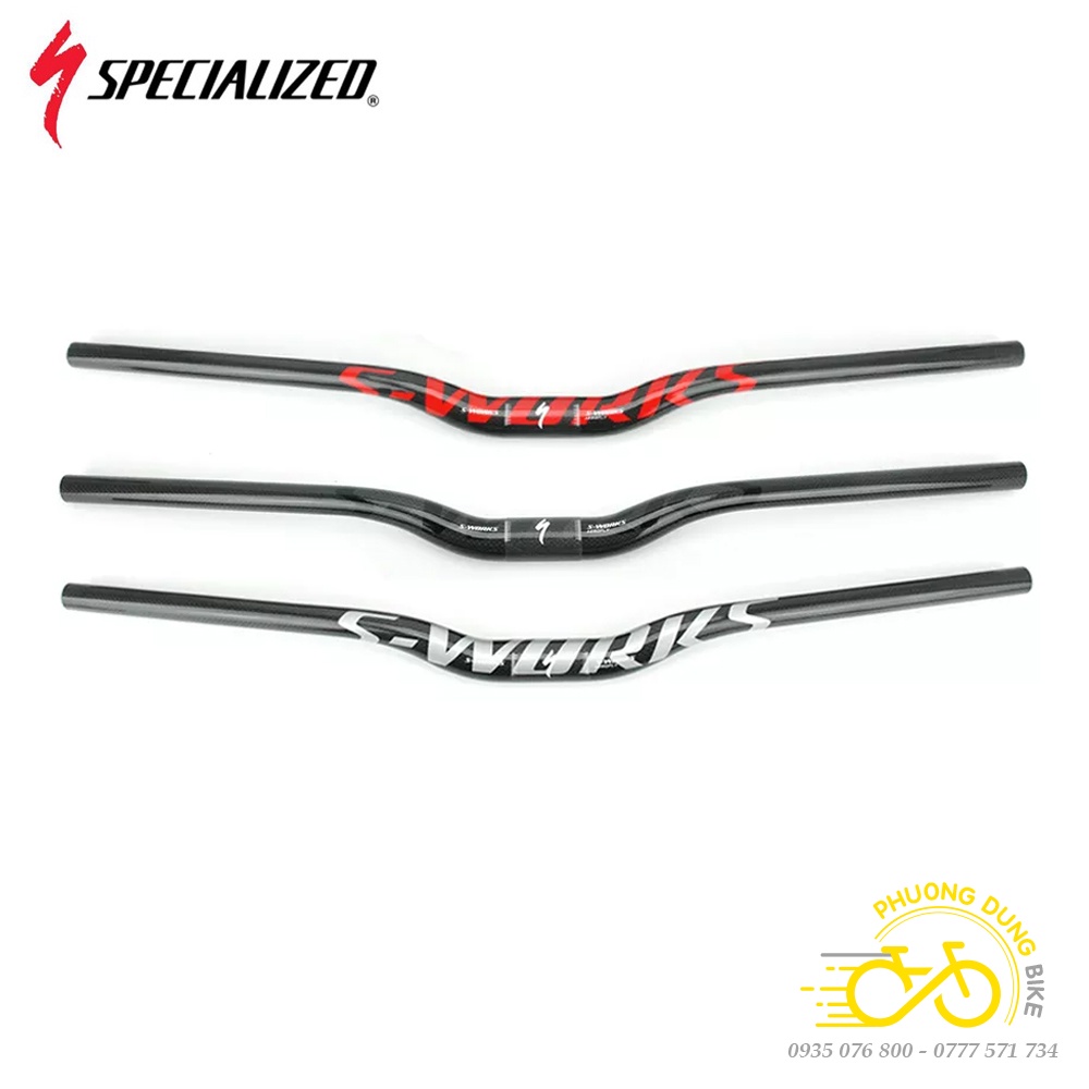 Ghi đông ngang Carbon T800 xe đạp S-WORKS 31.8x 660mm