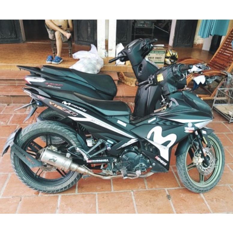 DECAL PVC 5 LỚP CHẤT LƯỢNG CAO Tem rời Exicter 150 Movistar dán xe đen