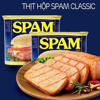 Thịt hộp spam classic nhập khẩu mỹ 340g - giftlife