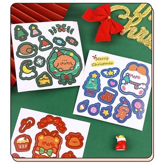 Sticker vuông Giáng sinh