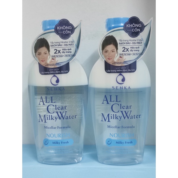 Nước tẩy trang sạch thoáng Senka A.L.L.Clear Water Fresh 230ml