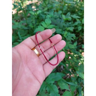 Vòng tay chỉ đỏ đậm sợi mảnh món quà ý nghĩa may mắn bình an ( Ghi chú size cổ tay )