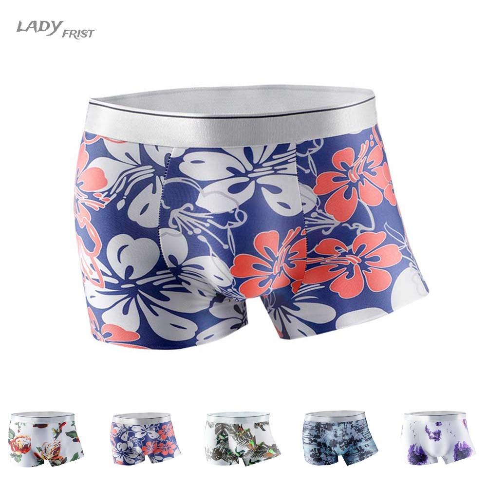 [CRAZY SALE]Smooth Boxer Briefs Briefs Underpants Ice Silk Polyester 1Pcs Breathable