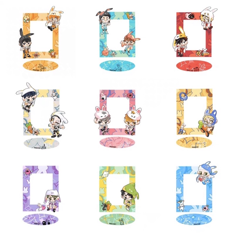 Mô hình standee đựng card/pola Haikyuu