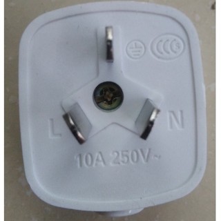 Phích cắm 3 chân dẹt 10a 250v sdt-336
