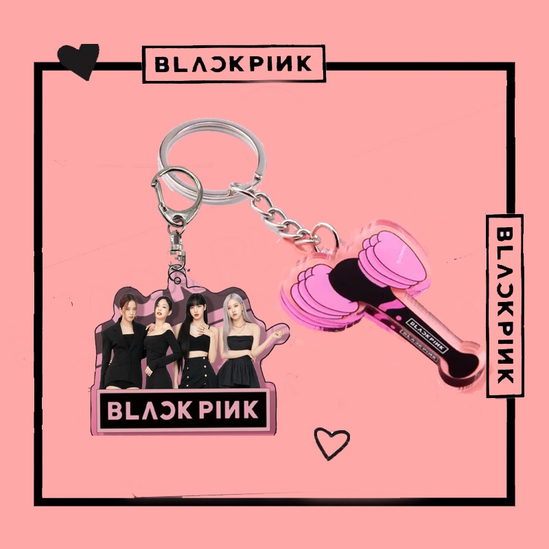 Móc Khóa Hình Blackpink Jennie Rose Jisoo Lisa