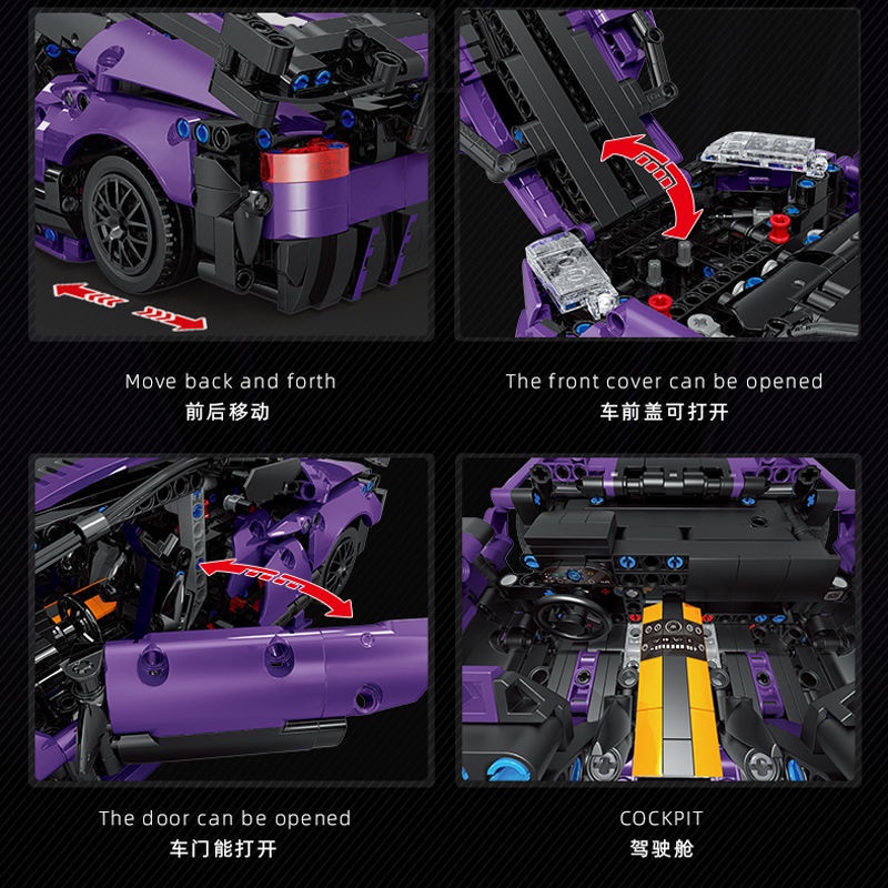 Mô Hình Lắp Ráp  Xe Hơi Thể Thao McLaren Lamb Arston Bằng Pu