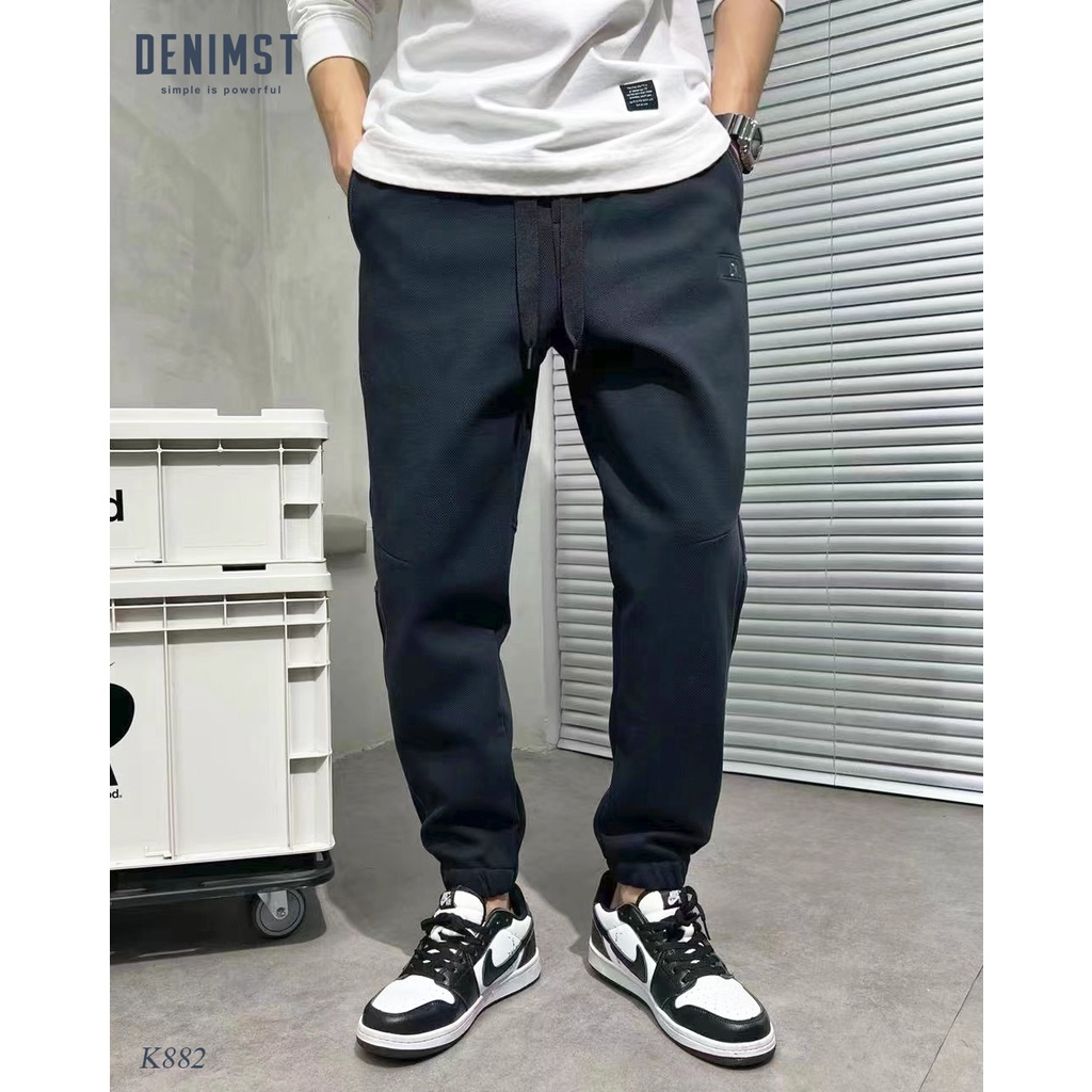 Quẩn nỉ cao cấp DENIMST K882, quần jogger nỉ phong cách trẻ trung, form vừa phải dễ mặc