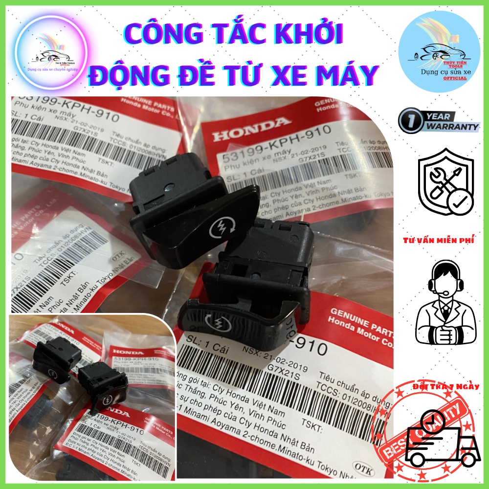 Nút công tắc Đề Honda Vision/ Air Blade Smart Key