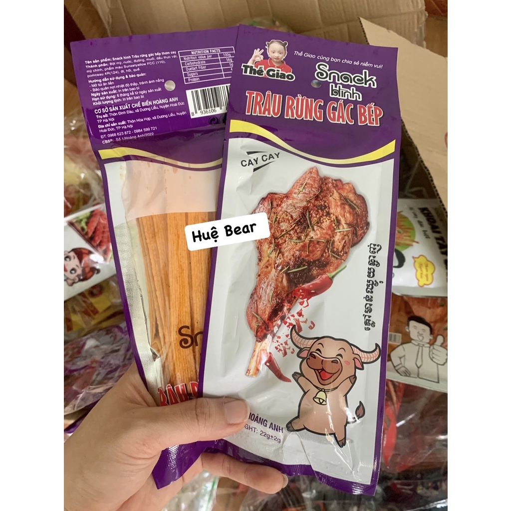 2goi snack trâu rừng gác bếp