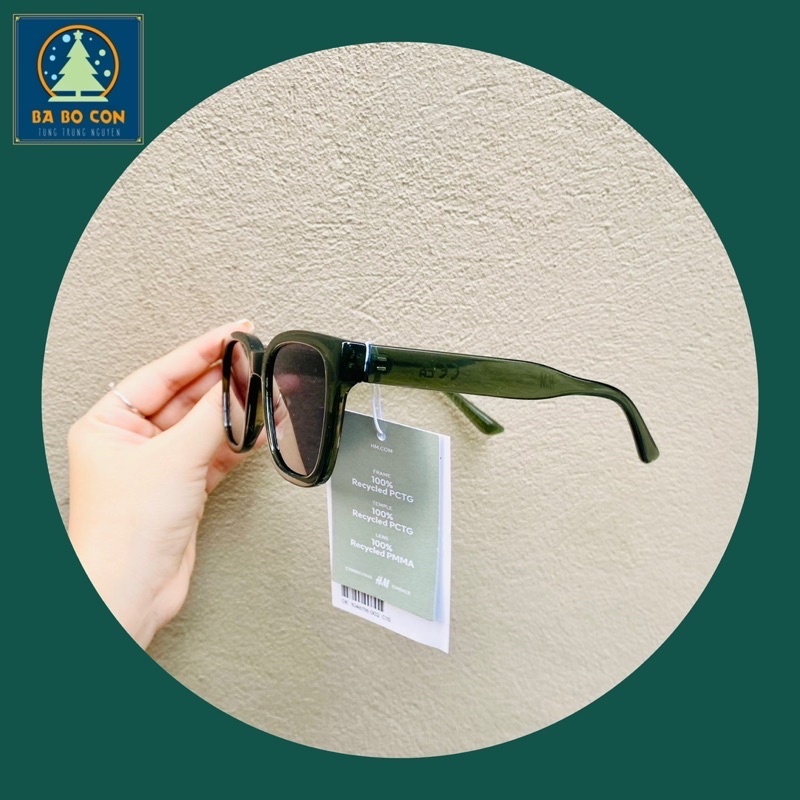 [CHÍNH HÃNG] Kính râm trẻ em HM size 7-16 tuổi gọng xanh ngọc tuyệt đẹp, chống UV 100%, đầy đủ tem tag