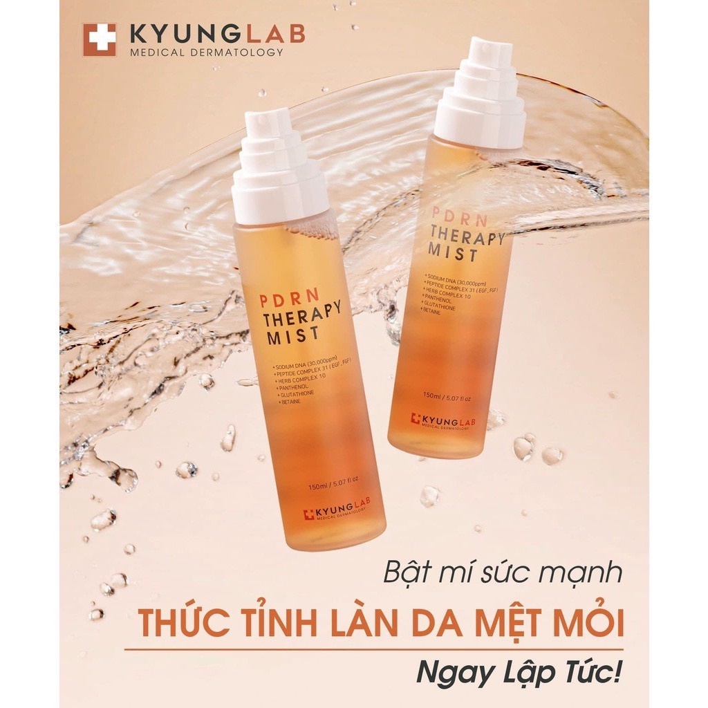 Xịt khoáng Kyung Lab PDRN Therapy Mist dưỡng ẩm tái tạo phục hồi da 150ml