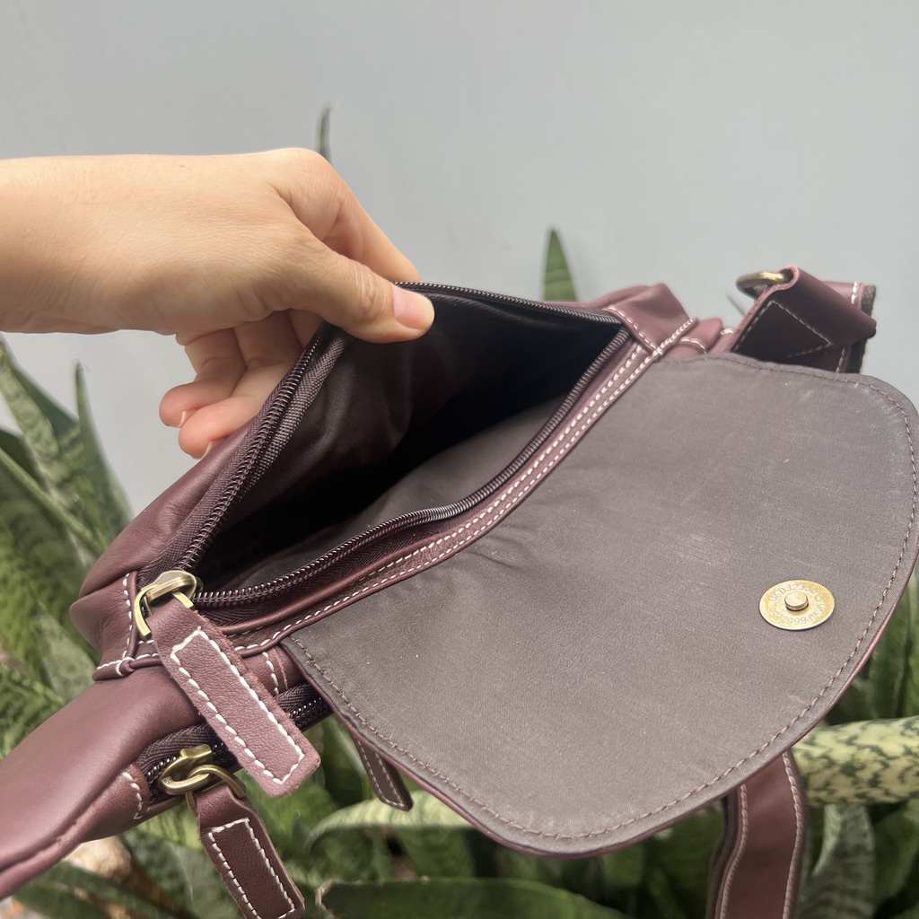 TÚI CHÉO DA THẬT THIẾT KẾ CÁ TÍNH DB51