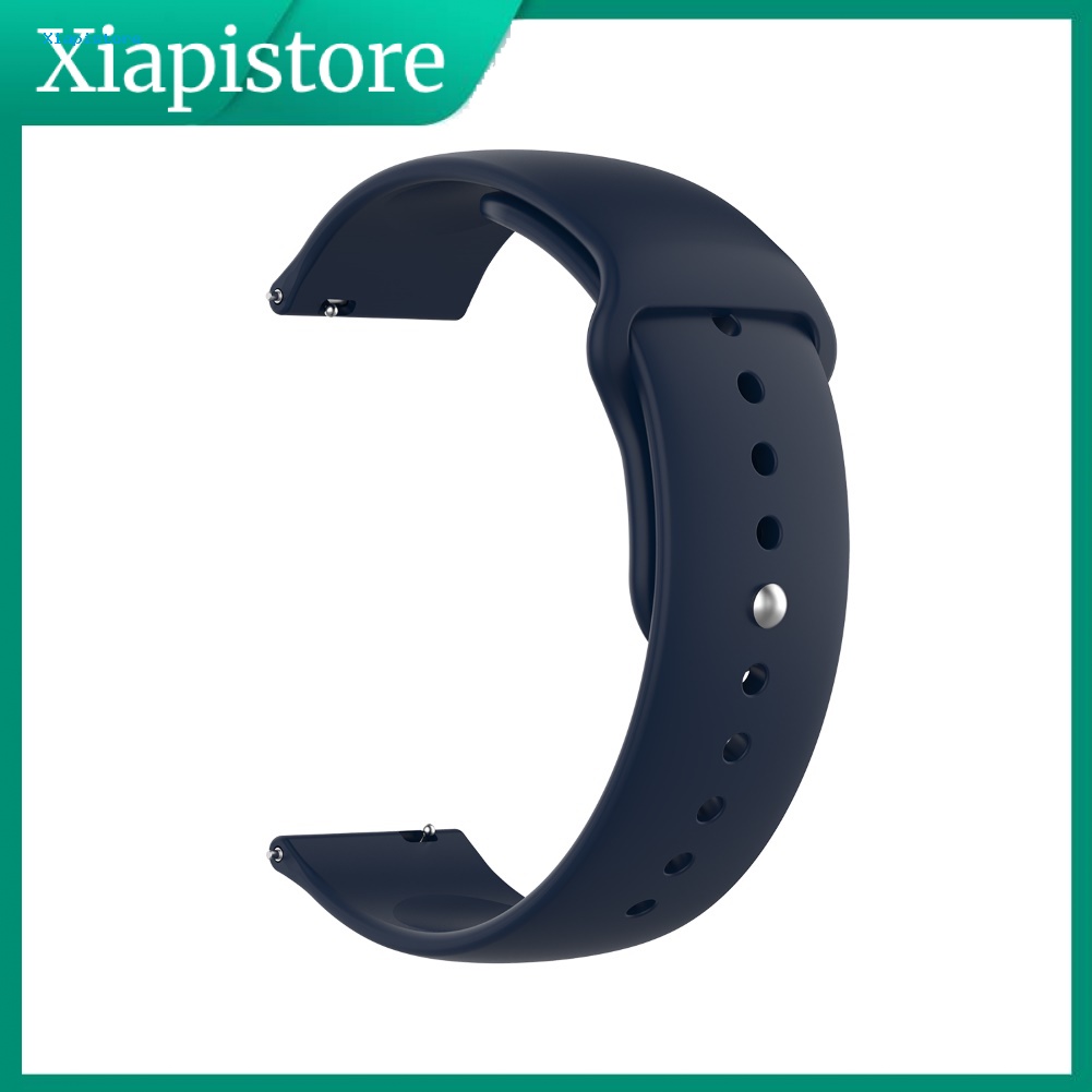 Dây Đeo Silicon Màu Trơn 18mm Thay Thế Cho Đồng Hồ Thông Minh Xiao-mi