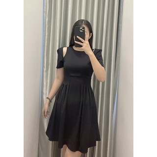 Đầm H@BBS chít eo dập ly khoét ngực
