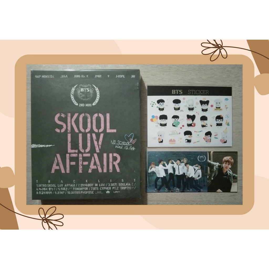 VStore - duyendo97  BTS : SKOOL LUV AFFAIR - HỘP ĐỒ CHƠI BO GÓC