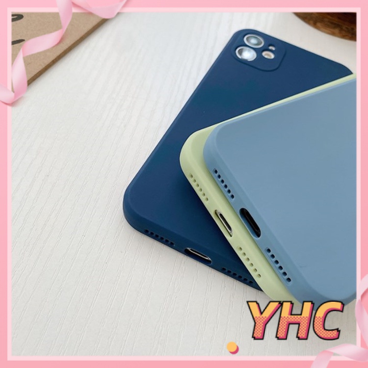 ốp iphone Siêu Mỏng Màu Kẹo tương thích iPhone 6s 6splus 7 7plus 8 8plus X XS XSMAX 11 12 Pro Max Plus Promax-019