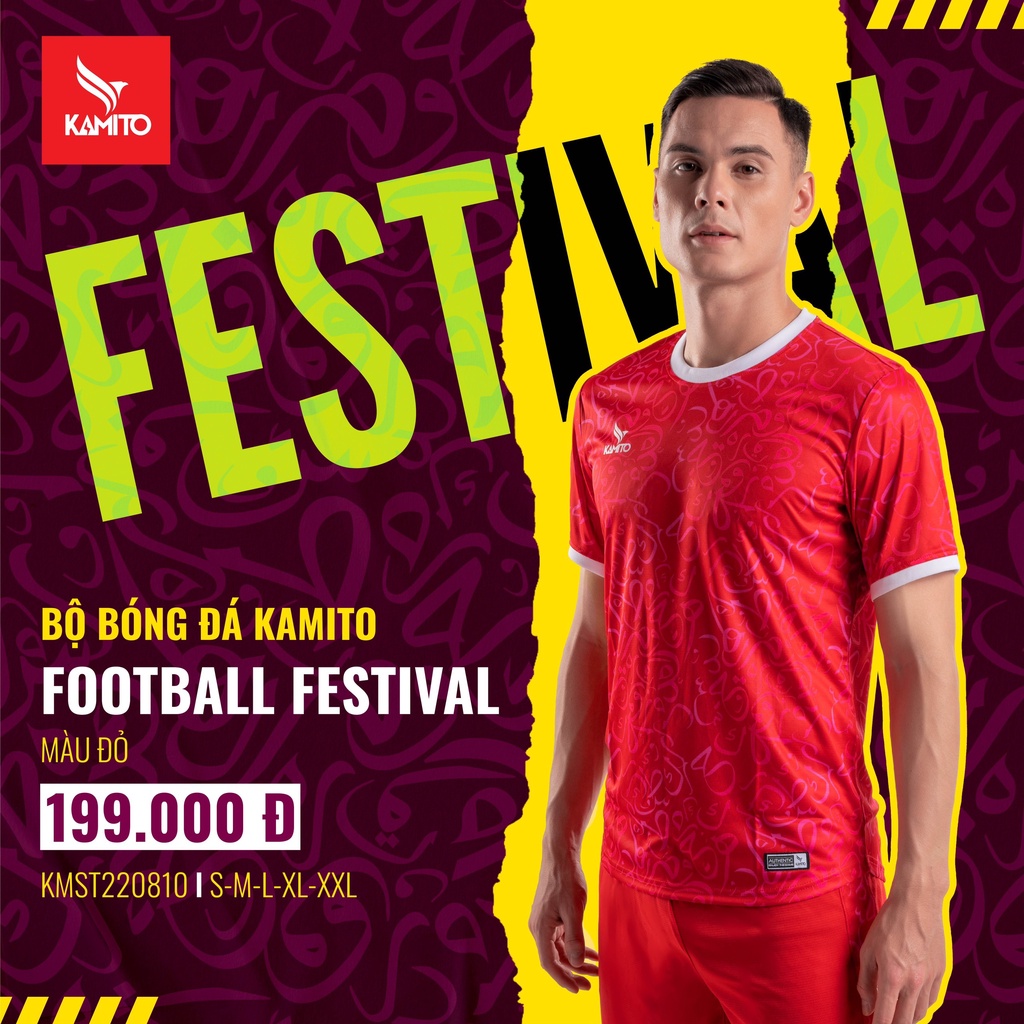 BỘ QUẦN ÁO BÓNG ĐÁ FOOTBALL FESTIVAL