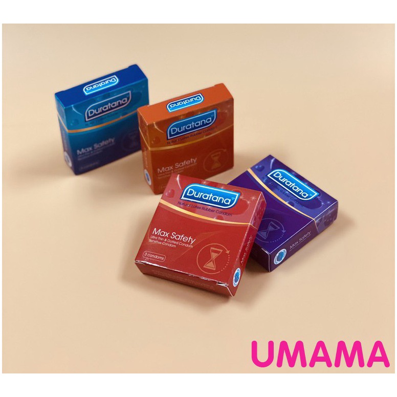 Bao cao su Duratana - giao hàng kín đáo, che tên - bcs gân gai siêu bôi trơn Hộp 10 chiếc