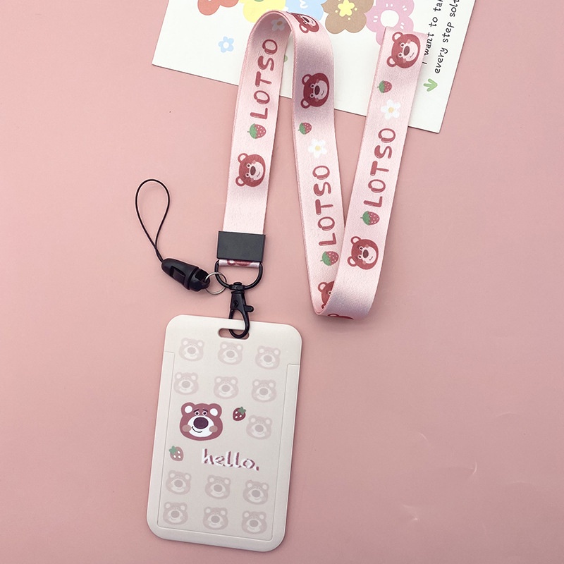 Hộp Đựng Thẻ Xe Buýt Kèm Búp Bê Và Dây Đeo Hình Chuột Minnie Hoạt Hình JP5