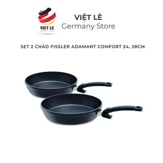 Set 2 chảo fissler adamant comfort 24, 28cm - nhập khẩu đức