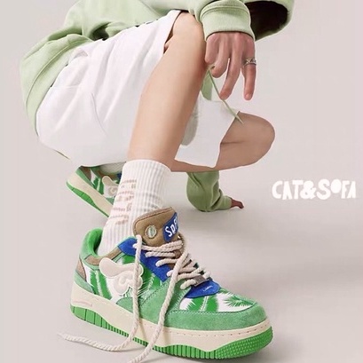 Giày thể thao Cat&Sofa unisex - full box, tặng kèm tất, dây giày - FRUITY - HÀNG SẴN