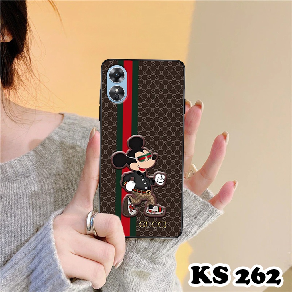 Ốp lưng Oppo A17 - A17k in hình ＧＵＣＣＩcực sang trọng - Chất liệu TPU cao cấp