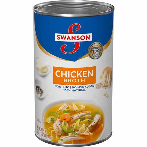 NƯỚC DÙNG CỐT BÒ GÀ KHÔNG GLUTEN KHÔNG GMO BEEF CHICHKEN BROTH SWANSON 411G