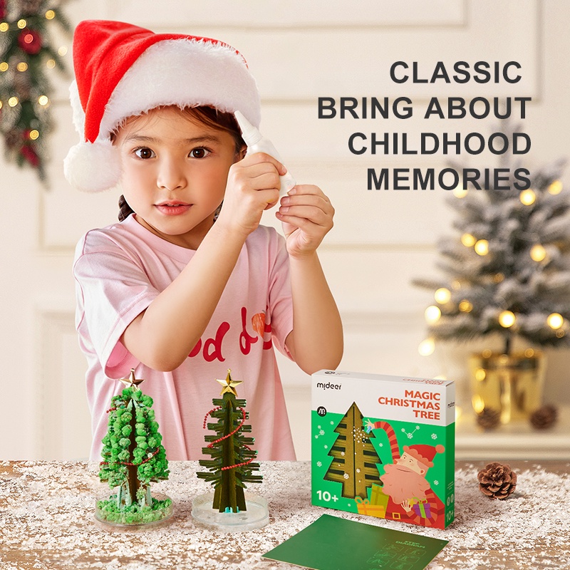 Mideer Noel Giáng Sinh cây thông tự nở thần kỳ trang trí Magic Christmas tree