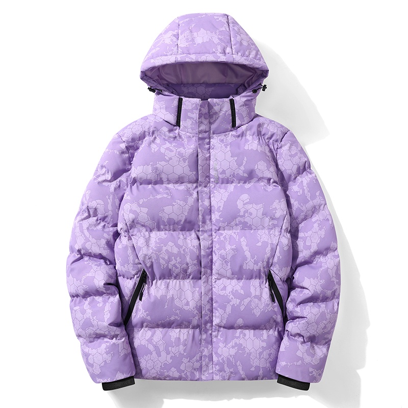 Áo Khoác Phao Cotton Dày Dặn Họa Tiết Rằn Ri Phong Cách Nhật Bản Thời Trang Mùa Đông Mới Cho Nam