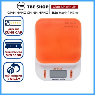 Cân Điện Tử Làm Bánh 5kg Aslor Độ Chính Xác Cao ( Bảo Hành 1 Năm ) TBE Shop