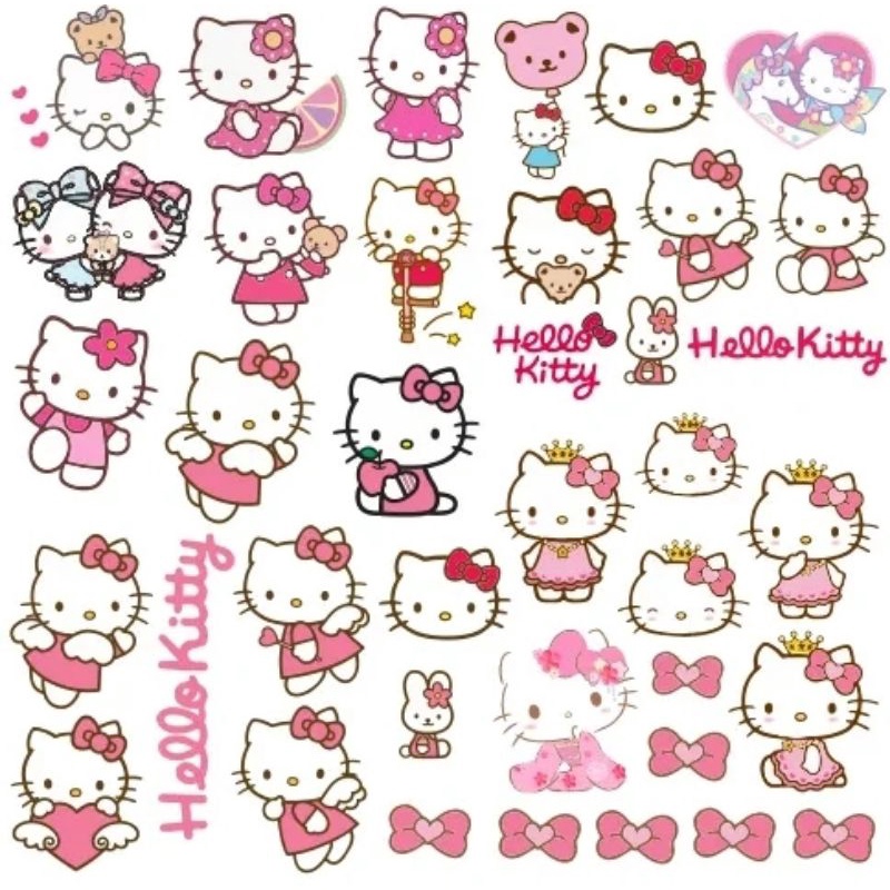 🌻STICKER DÁN HELLO KITTY DORAEMON GẤU DÂU LOTSO🎀