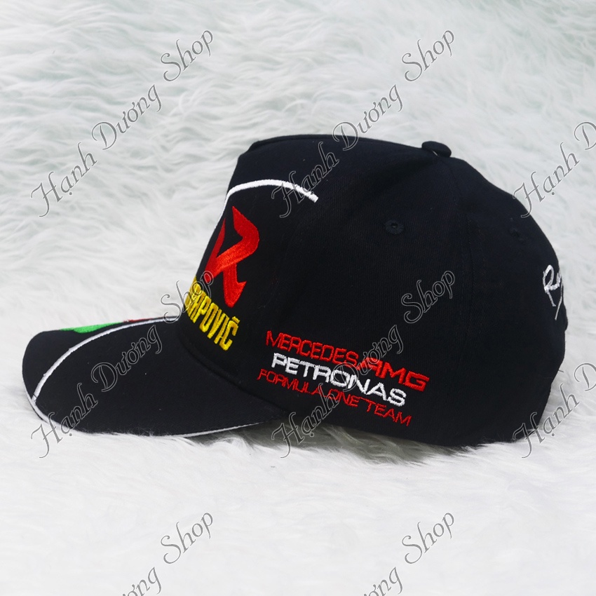 Mũ lưỡi trai Racing nón lưỡi trai tem xe con  ngựa số 8 chất liệu vải kaki cao cấp phòng cách trẻ trung, năng động