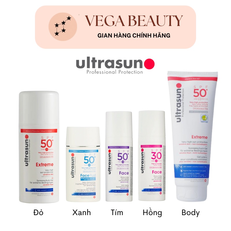 Kem chống nắng Ultrasun Profession Protection SPF 50+ PA++++ chống lão hóa cho da nhạy cảm