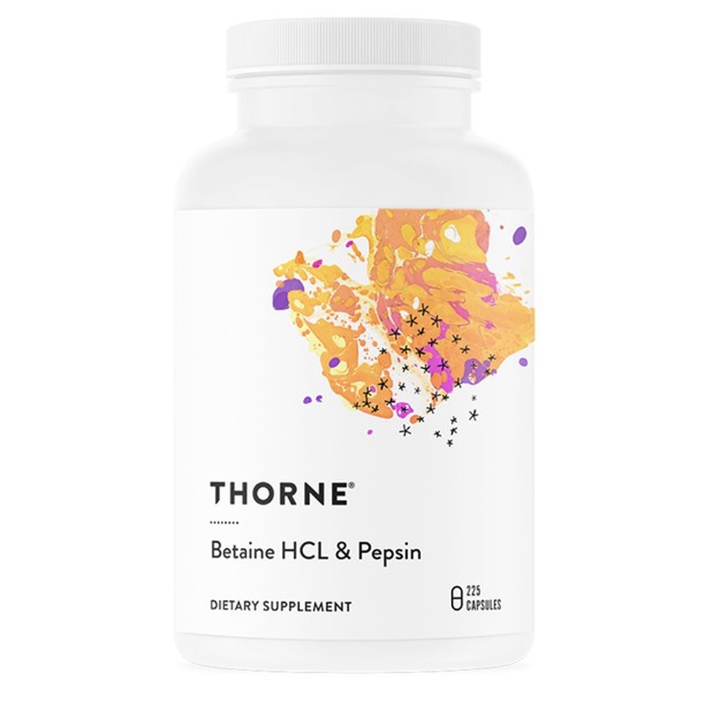 Thorne Research Betaine HCL & Pepsin 225 viên