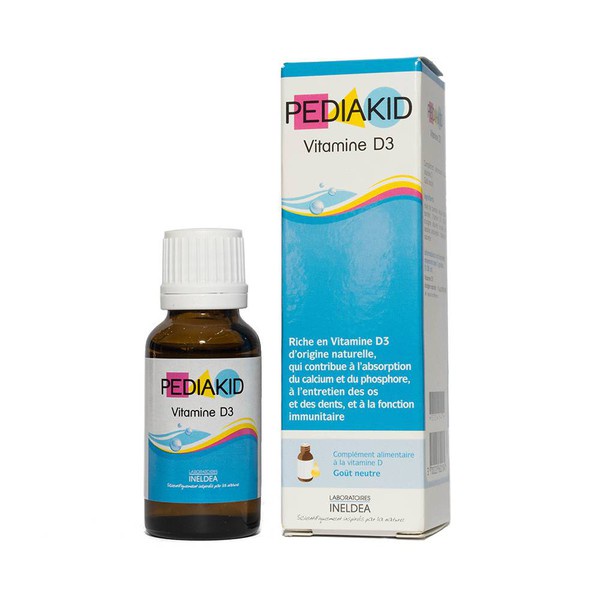 Siro bổ sung vitamin D cho trẻ Pediakid Vitamin D3 (Chai 20ml)