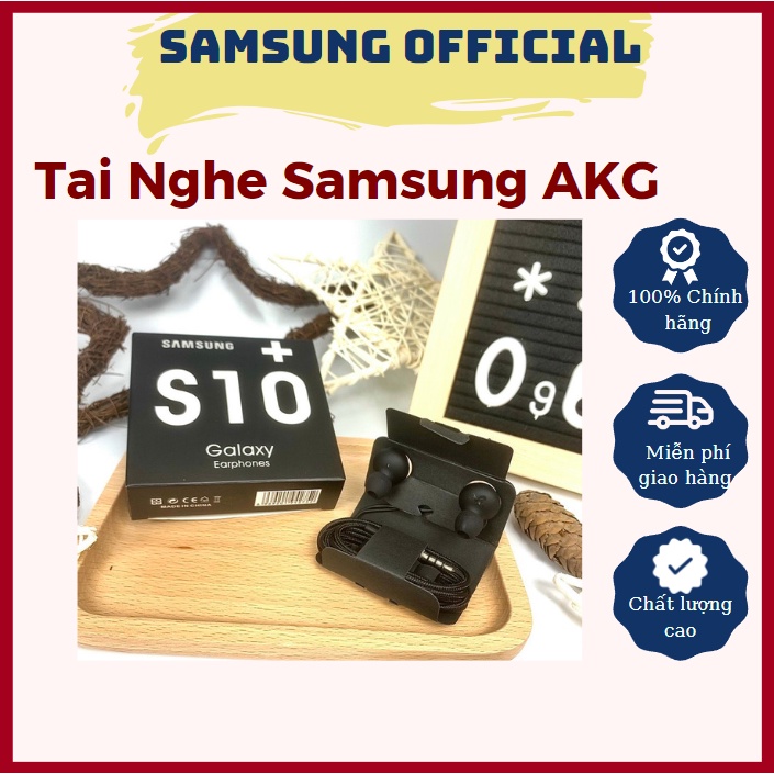 Tai nghe 𝗦𝗮𝗺𝘀𝘂𝗻𝗴 Galaxy S10 Zin âm siêu trầm có mic cho Samsung