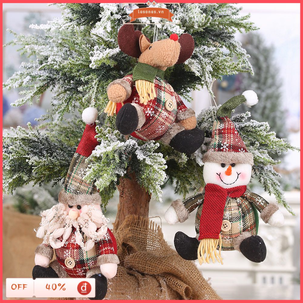 Cá Tuyết Giáng Sinh Đồ Trang Trí Diy Tặng Ông Già Noel Người Tuyết Tuần Lộc Búp Bê Xmas Cây Mặt Dây Chuyền Búp Bê Năm Mới 2023 Trang Trí Tiệc