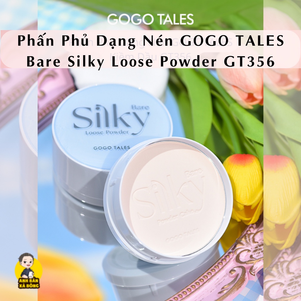 Phấn Phủ Dạng Nén GOGO TALES Bare Silky Loose Powder GT356