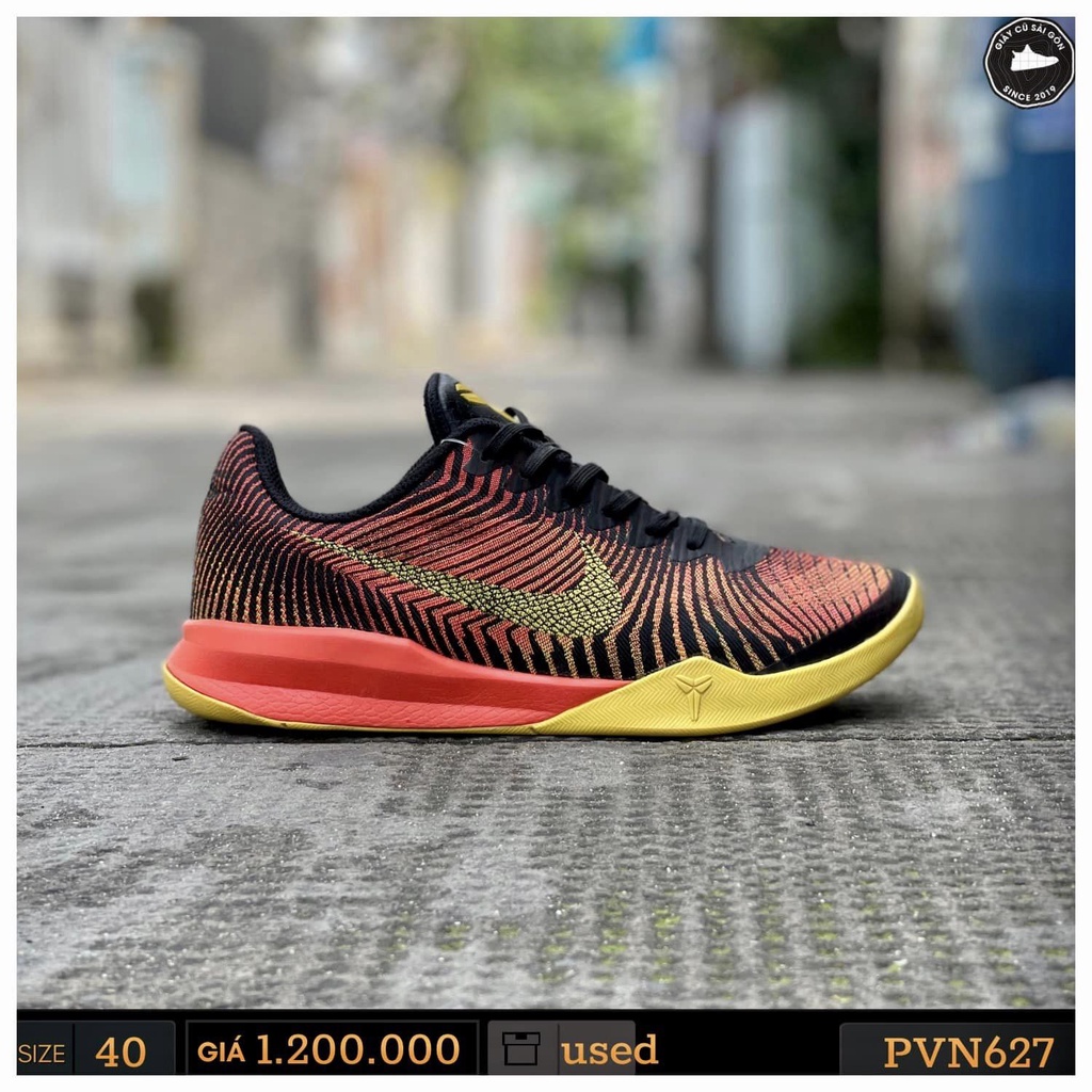 Giày 2hand Nike KB Mentality II EP 2 Kobe Bryant Black Yellow Mens 818953 003 - SIZE 40 - 627